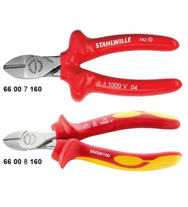 STAHLWILLE  |  66008180  |  PINZA CORTE LATERAL VDE CON FUNDA 180