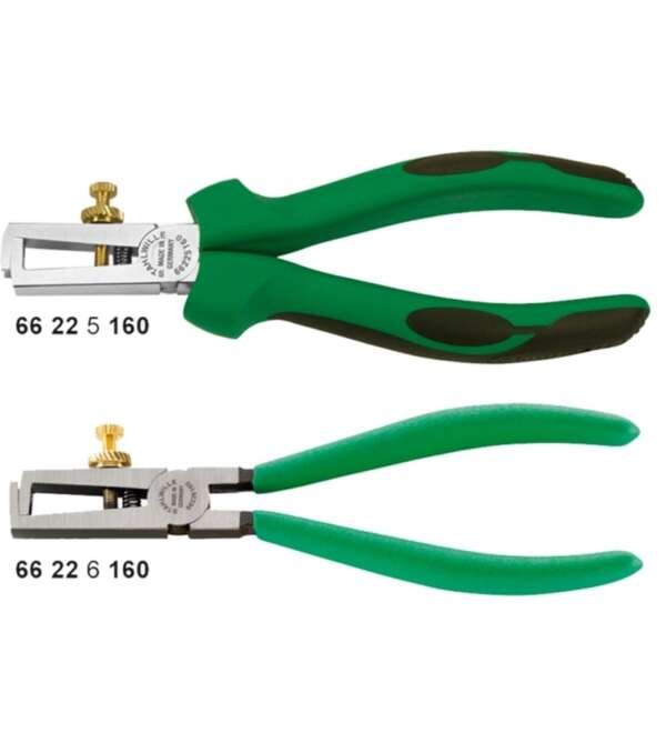 STAHLWILLE  |  66226160  |  PINZAS PELA-HILO SUP. RUGOSA CON TORNILLO REGULACION 160MM