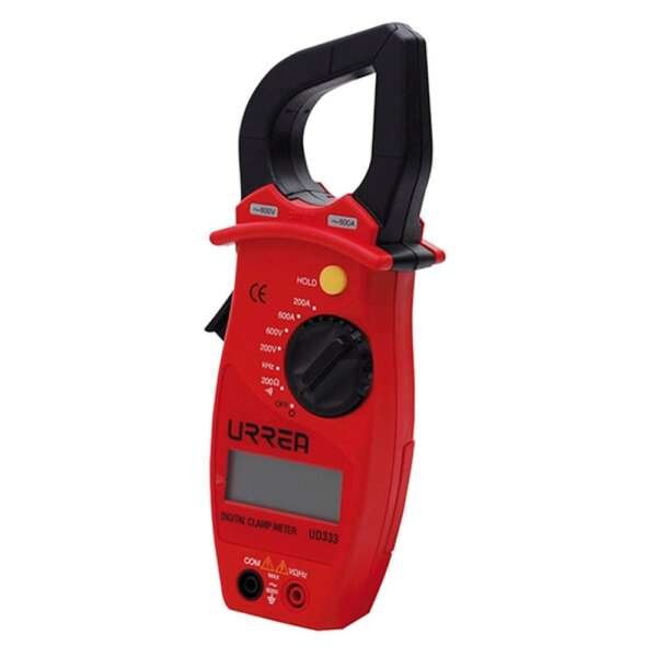 URREA  |  UD333  |  MULTIMETRO DIGITAL DE GANCHO AMPERAJE 0.3A A 600A FRECUENCIA 0.1Hz A 2000Hz SOLO CA