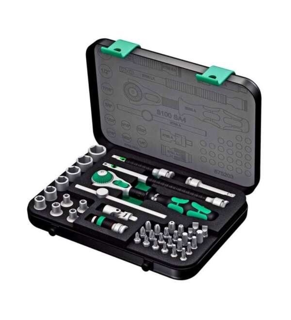 WERA  |  05003646  |  JGO DADOS C/MATRACA E-1/2  DADOS 3/8-1/4