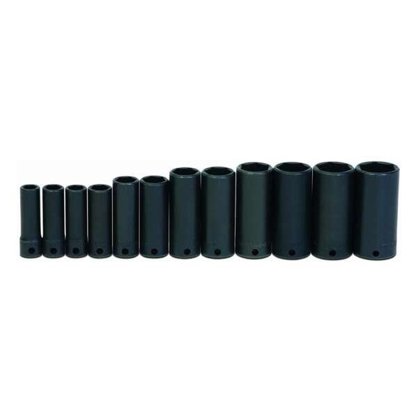 WILLIAMS  |  WS-12-12  |  JGO. DADOS HEX LARGOS IMP. E-3/8 1/4-1"