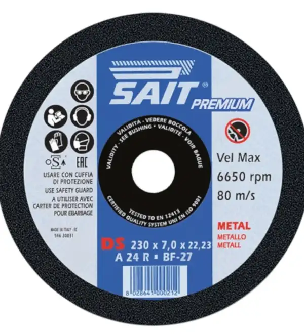 RINDALL | 00091 | DISCO DESBASTE 4-1/2 x 6 x 22 Z30R Top Z